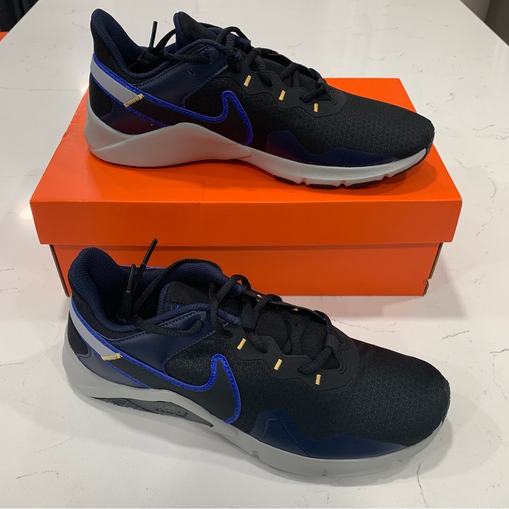 Nike Black and Blue Athletic Shoes